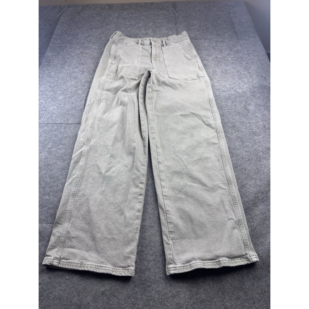 American Eagle‎ Skater Jeans Women's 8 High Rise Wide Leg Denim Boho Utility